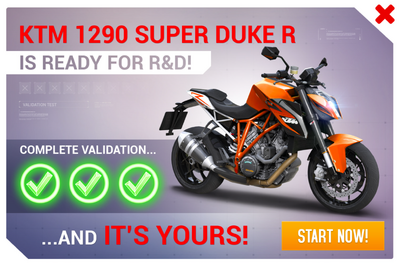 KTM 1290 Super Duke R R&D Promo