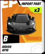 Arash AF10 Epic Import Part (Asphalt Legends)