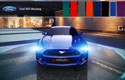 Light Blue Mustang