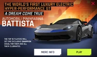 Promo Ad for the Initial Pininfarina Battista Special Event (2019)