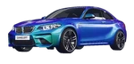 BMW M2 Polarized Blue icon as