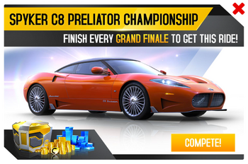 Spyker C8 Preliator Championship Promo.png