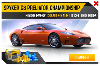 Spyker C8 Preliator Championship Promo