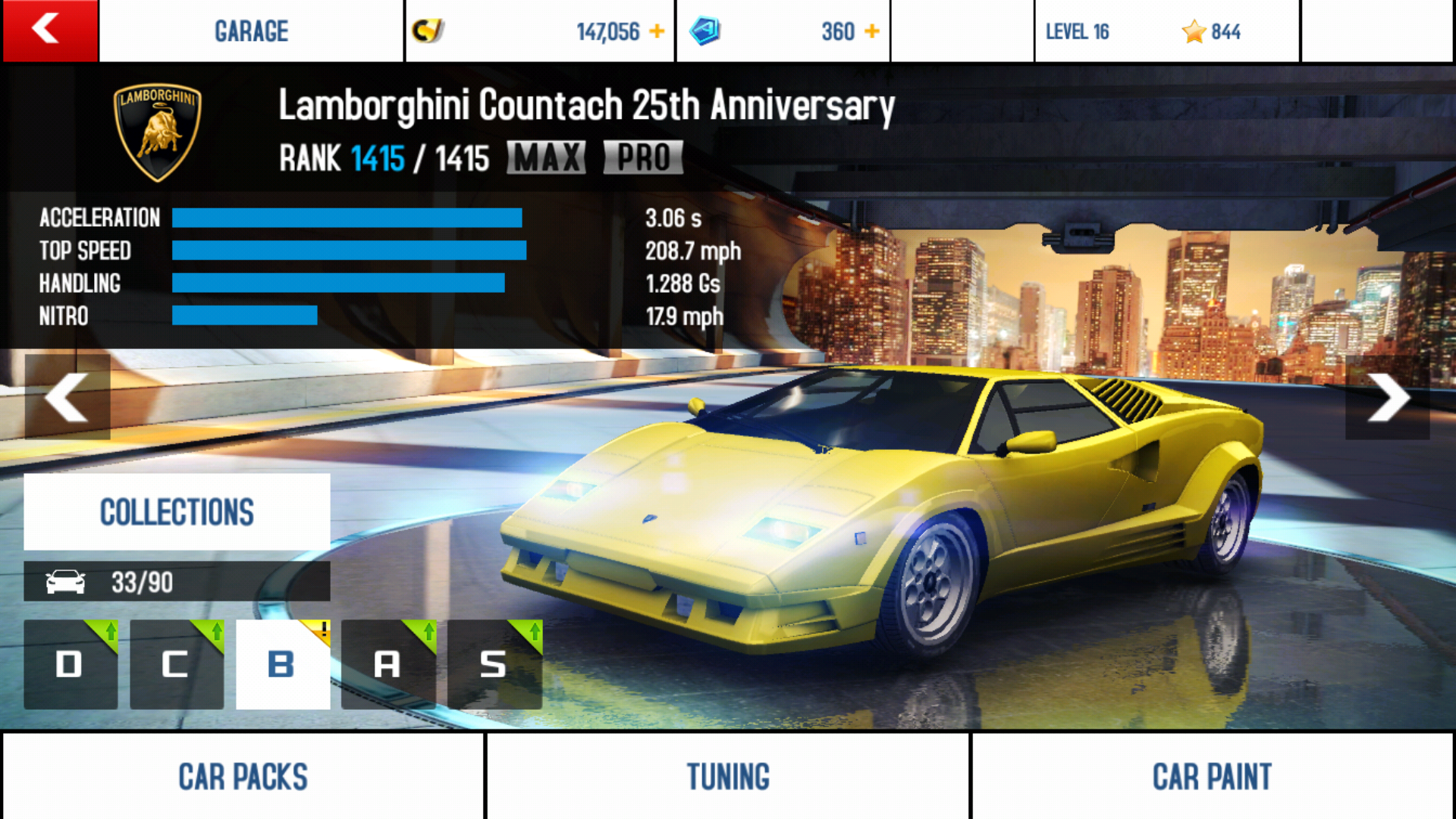 Lamborghini Countach LPI 800-4 on Asphalt 9