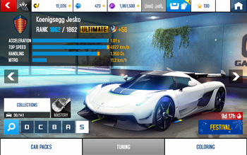 A8 Jesko stats (UTK KMH v4.7)