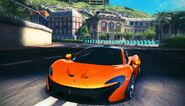 A McLaren P1™ racing in Azure Coast.