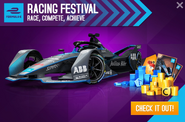 Promo ad for the Formula E Gen2's Festival event