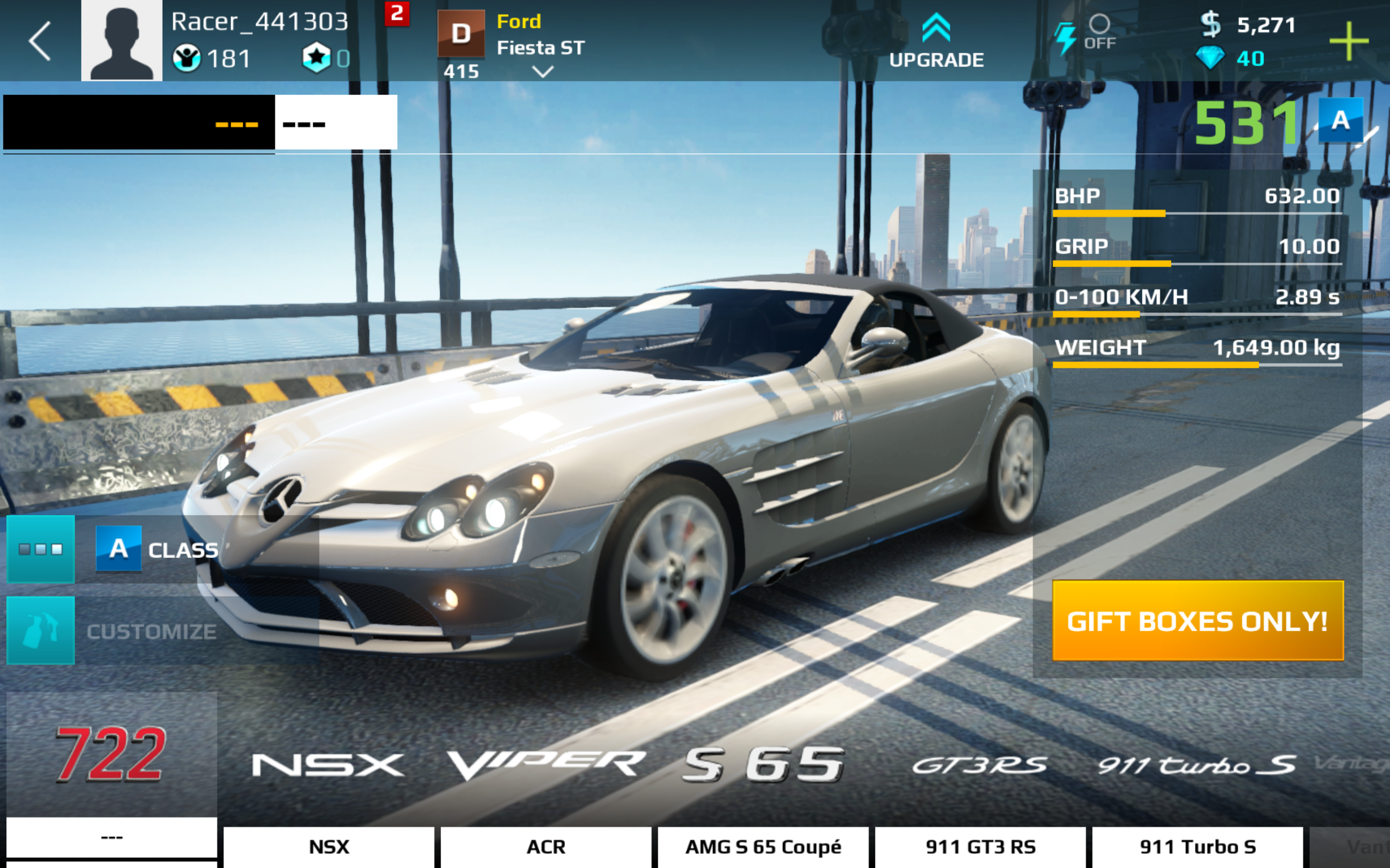 Mercedes-Benz SLR McLaren 722 Edition, Asphalt Wiki