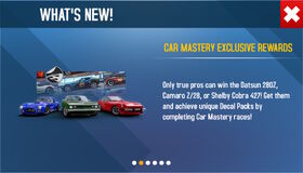 Car mastery exclusive rewards