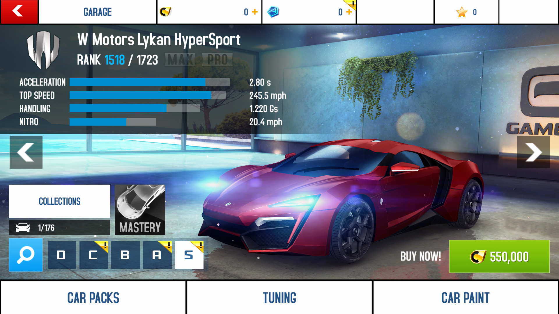 W Motors Lykan HyperSport, Asphalt Wiki