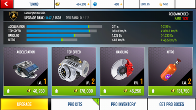 Lamborghini Huracán cheapest Upgrades with two free upgrades from R&D