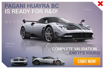 Pagani Huayra BC R&D Promo