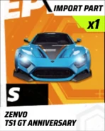 Zenvo TS1 GT Anniversary Epic Import Part (Asphalt Legends)