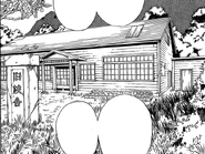 Class 3-E's building as seen in the manga