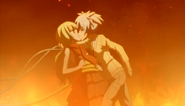 Kayano is kissed by Nagisa