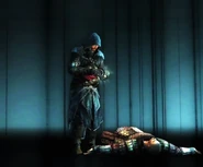 Еціо забирає печатку в Леандра.