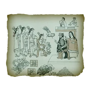 AC4BF Cortez and La Malinche from the History of Tlaxcala.png (846 KB) Image of Hernán with La Malinche