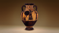 DTAG - Panathenaic amphora depicting Athena Polias