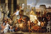 Entry of Alexander into Babylon by Charles le Brun