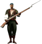 A privateer gunner