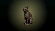 An Egyptian statue of a cat