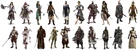 Concept art of 20 Animi Avatars, including those from the Ancestors Character Pack