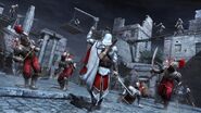 Ezio calls on his assassin apprentices.