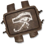 Un semplice emblema dei medjay appartenuto a Bayek e Hepzefa.