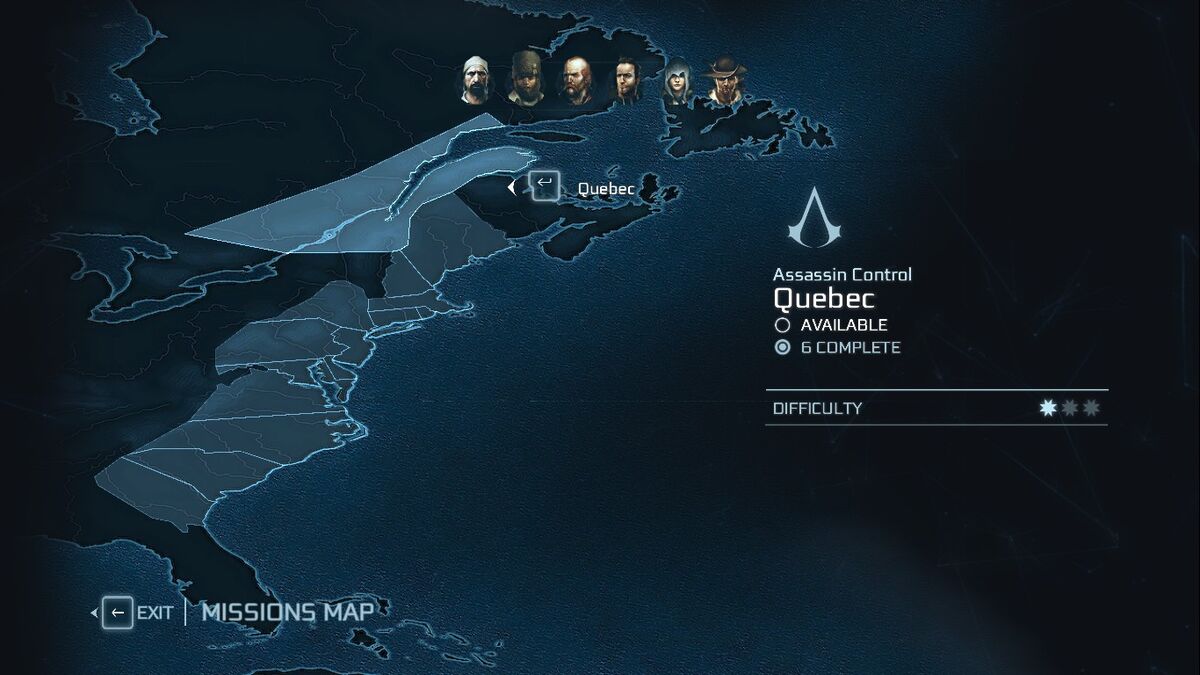 Assassin's Creed 3 Map