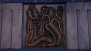 A relief of Herakles' second labour