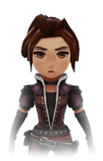 Luisa's avatar in Rebellion's character menu