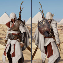 Ezio Auditore S Robes Assassin S Creed Wiki Fandom Wearing these robes allowed ezio to customize his appearance, through ezio's armor revelations and finally the standalone unenchanted version for male and female pg. ezio auditore s robes assassin s