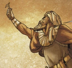 A Mamluk wielding the Scepter