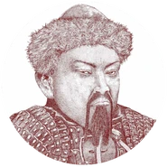 Ritratto di Gengis Khan mostrato in Who's In Your Blood?