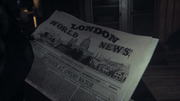 Newspaper reporting the murders