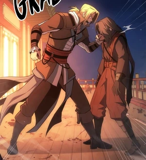 Edward streitet mit Saito.