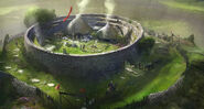 Concept art d'un Ringfort