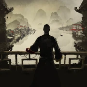 Yu Dayong overlooking Macau's port