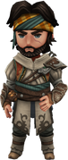 Yusuf as he appears in Assassin's Creed: Rebellion
