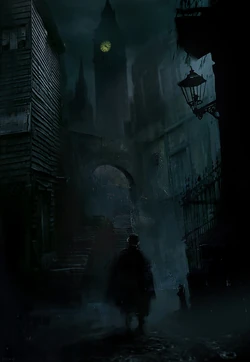 ACS Jack the Ripper wandering Whitechapel - Concept Art