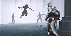 Altaïr confronting the Oracle.