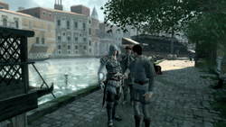 Benvenuto: Ezio and Leonardo da Vinci Arrive in Venice (Assassin's