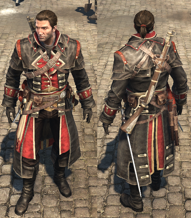 Shay Cormac's robes  Assassins creed, Assassins creed rogue