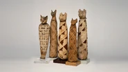 Mummified cats