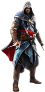 Render di Ezio durante il periodo a Costantinopoli.