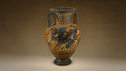 DTAG - Amphora scene of Herakles and Amazons