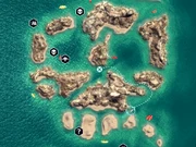 An aerial view of the Florida Keys