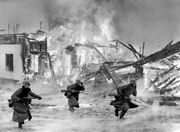 1944年，德国人烧毁了挪威的一座村庄