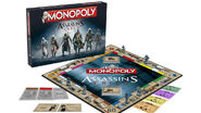 Assassin's Creed: Monopoly box contents