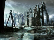 Concept art of the Cathedral of the Holy Cross